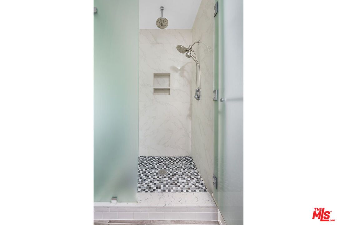 Bathroom, Glass Shower, Interior, Marble Walls