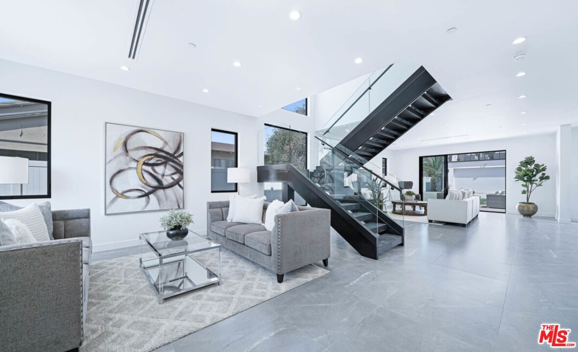 Interior, Living room, Recessed Lighting