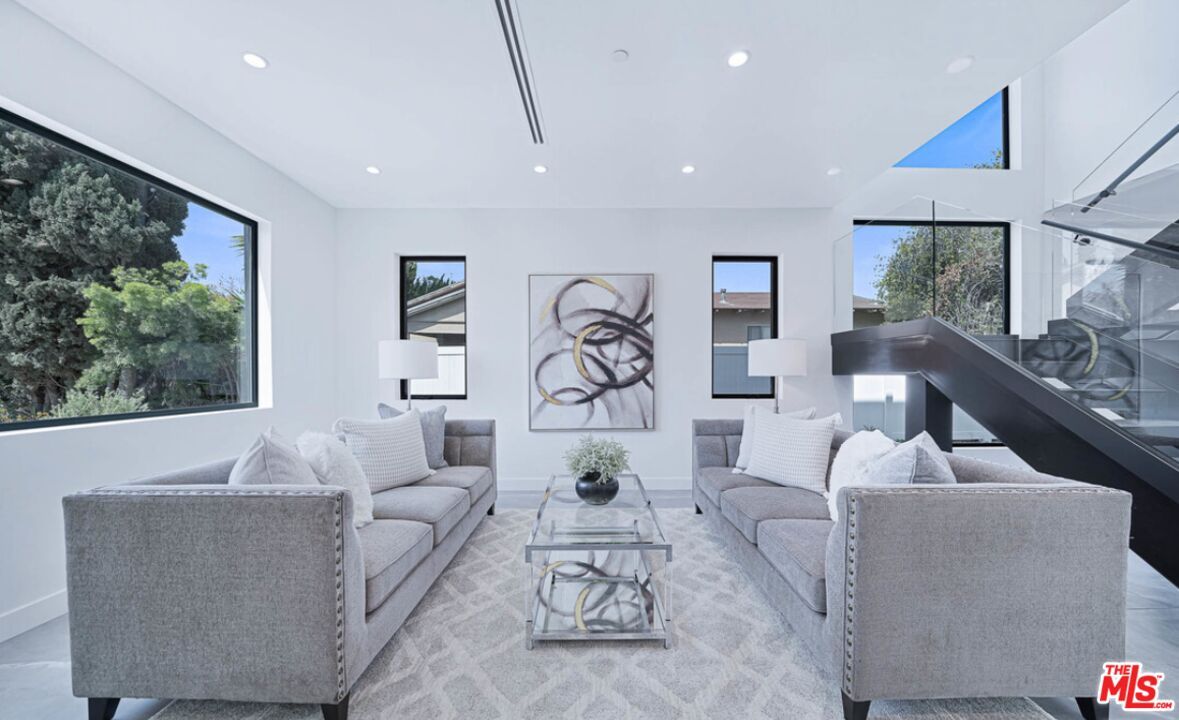 Interior, Living room, Recessed Lighting
