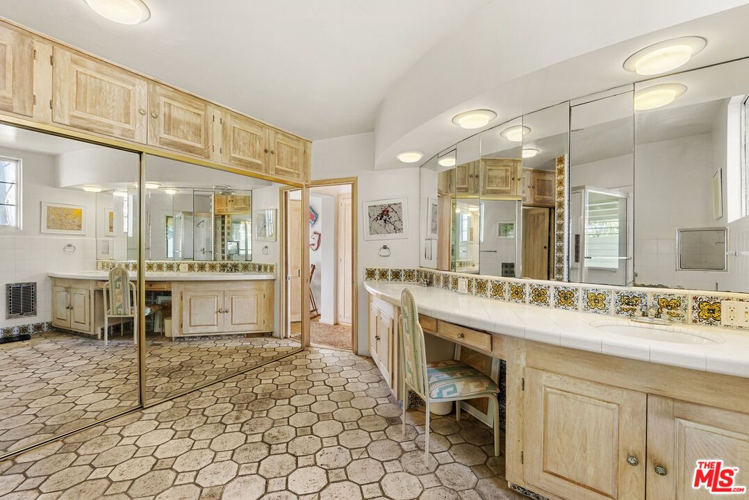 Bathroom, Glass Shower, Interior, Tile Countertops