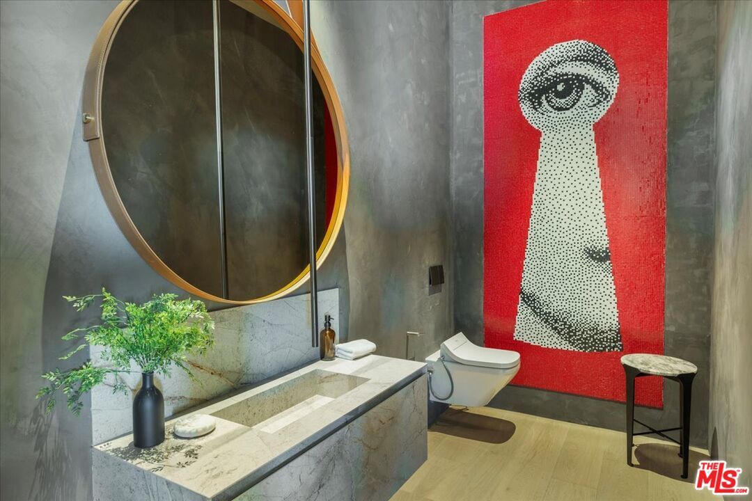 Bathroom, Interior, Wood Texture Flooring