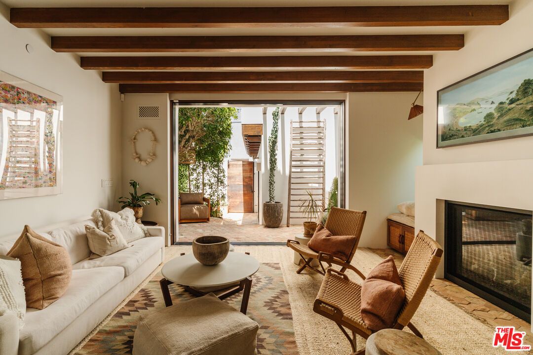 Fireplace, Interior, Living room, Wooden Beams