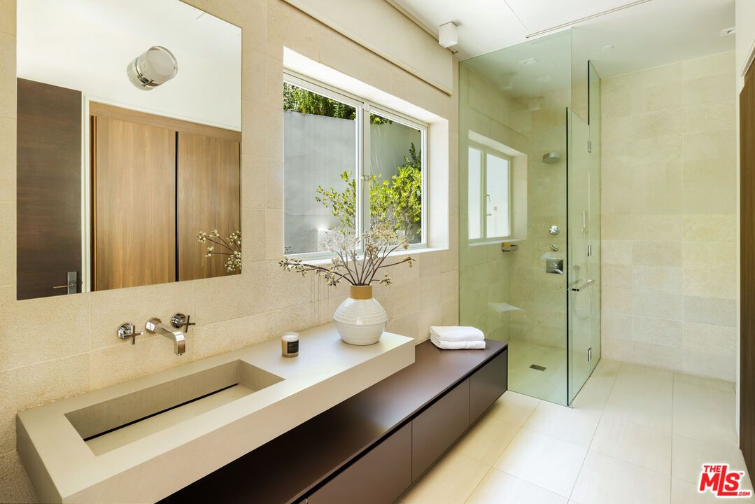Bathroom, Dual Sink Vanities, Glass Shower, Interior