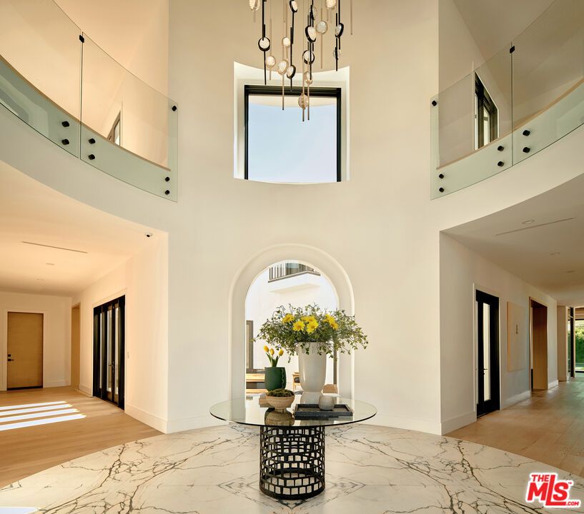 Interior, Marble, Pendant Lights, Wood Texture Flooring