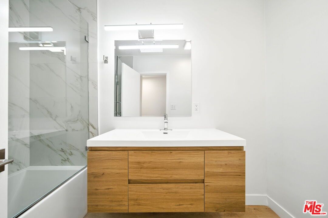 Bathroom, Glass Shower, Interior, Marble Walls