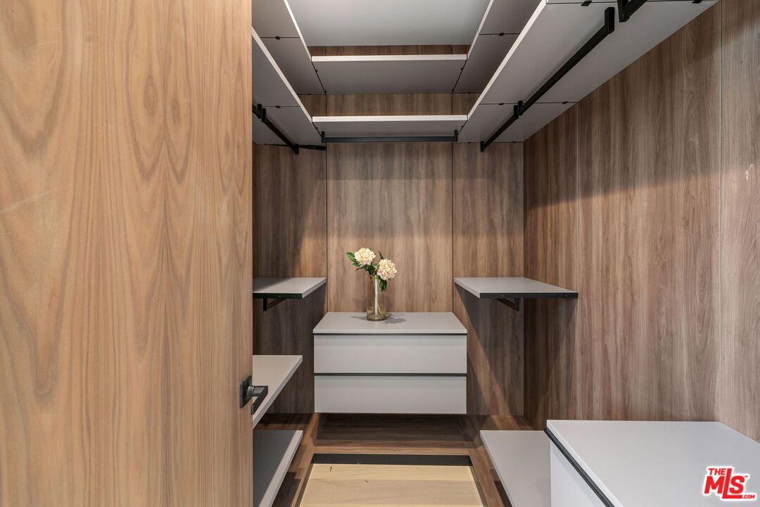 Interior, Walk-in Closets, Wood Texture Flooring, Wooden Walls