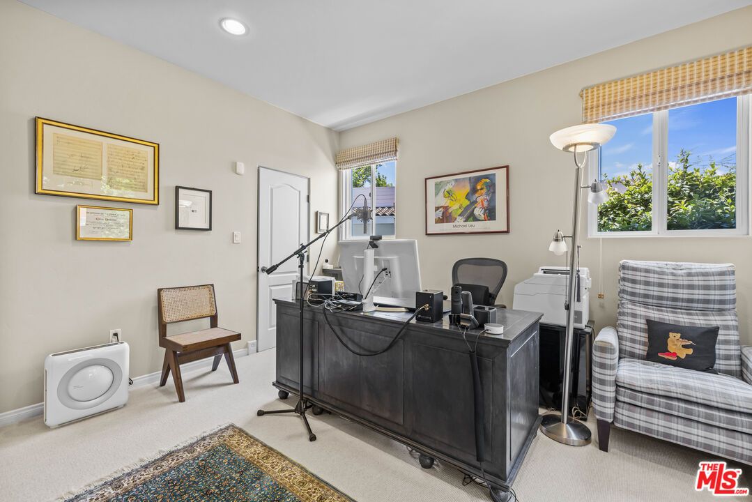 Home Office, Interior, Recessed Lighting