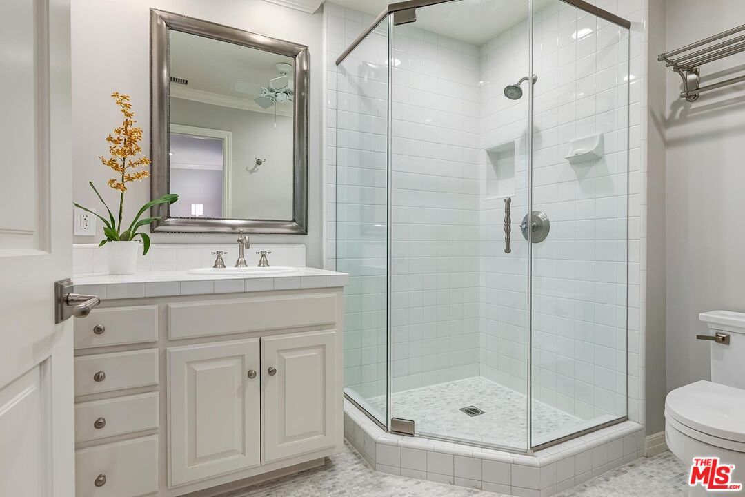 Bathroom, Glass Shower, Interior, Tile Countertops