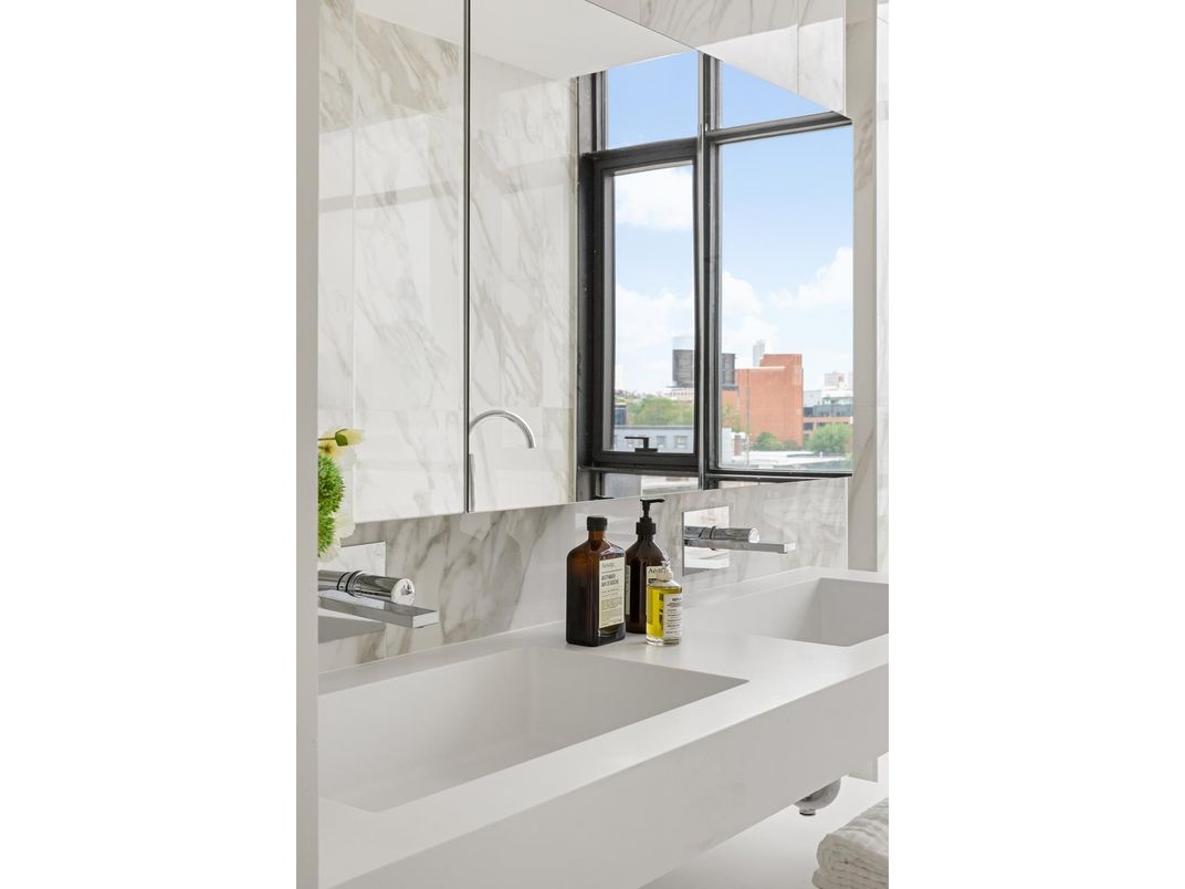 Bathroom, Interior, Marble Walls