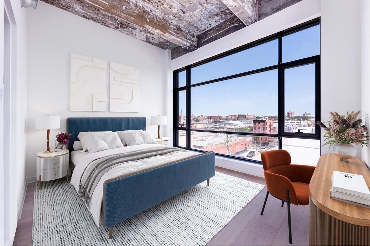 Bedroom, Interior, Water, Wooden Ceilings, Wood Texture Flooring