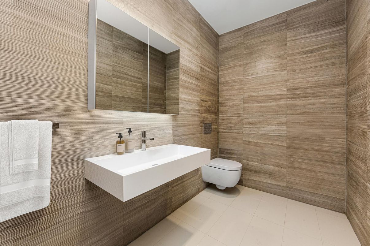 Bathroom, Interior, Wooden Walls