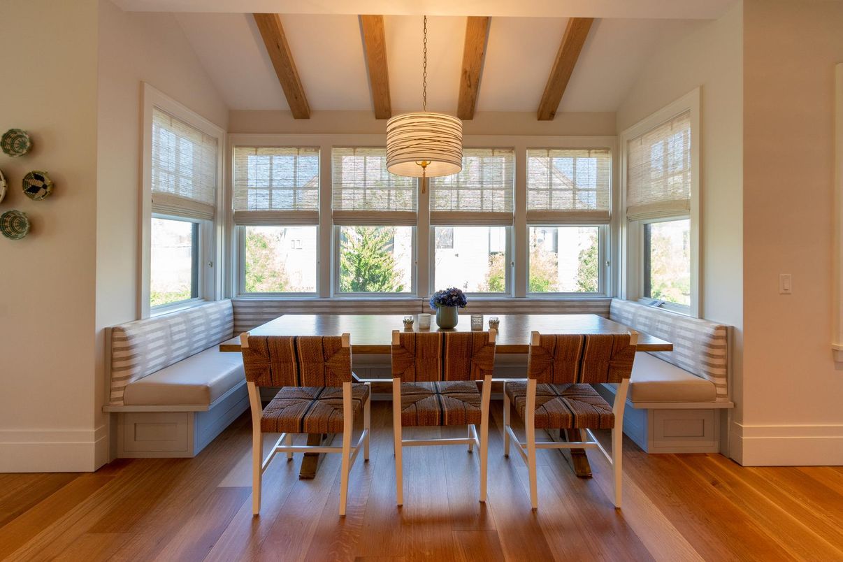 Dining room, Interior, Wooden Beams, Wood Texture Flooring
