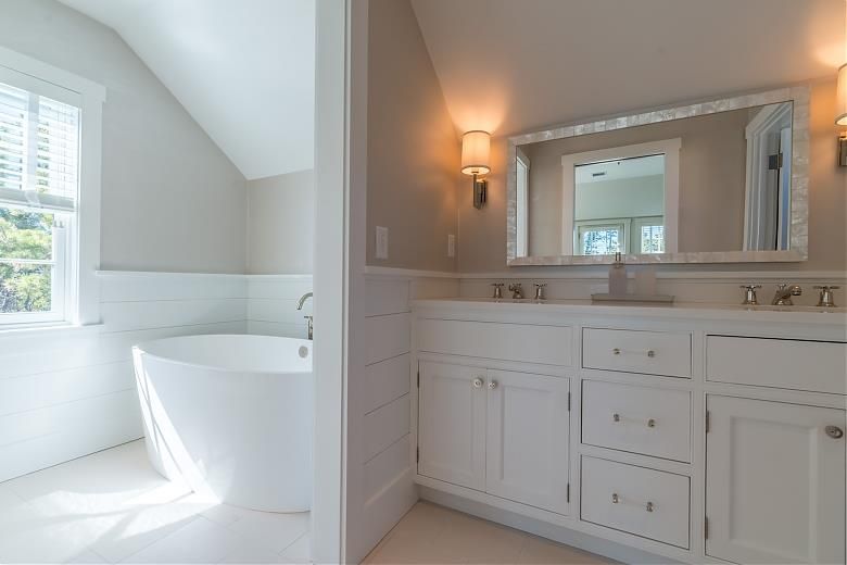 Bathroom, Dual Sink Vanities, Free Standing Baths, Interior