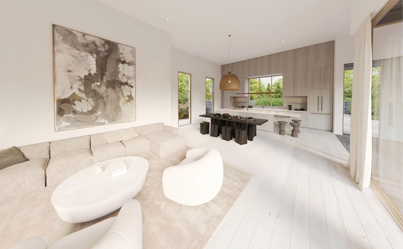 Interior, Kitchen, Living room, Pendant Lights, Recessed Lighting