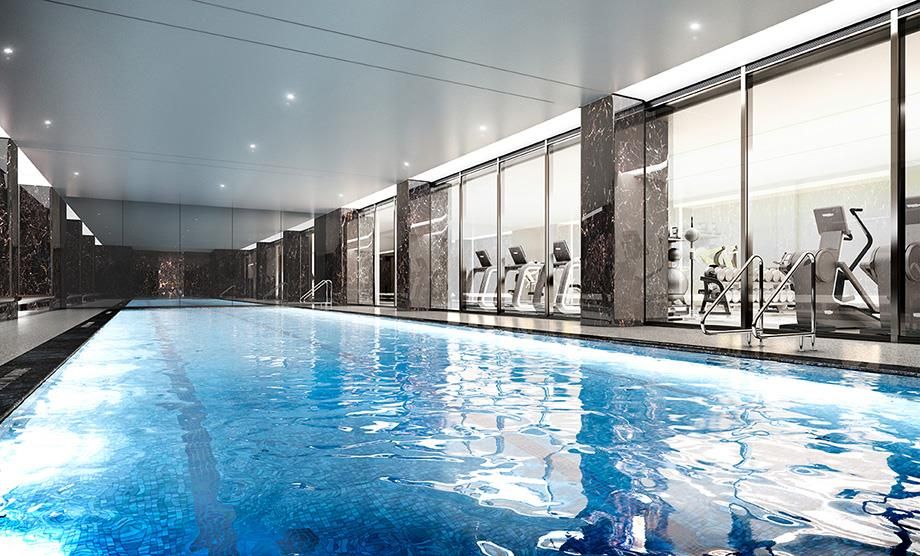 Interior, Pool, Recessed Lighting