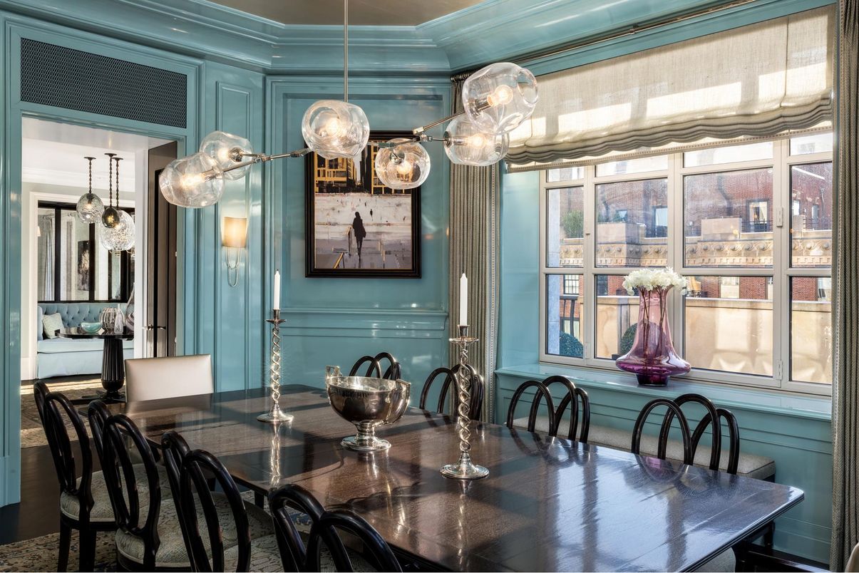 Dining room, Interior, Pendant Lights