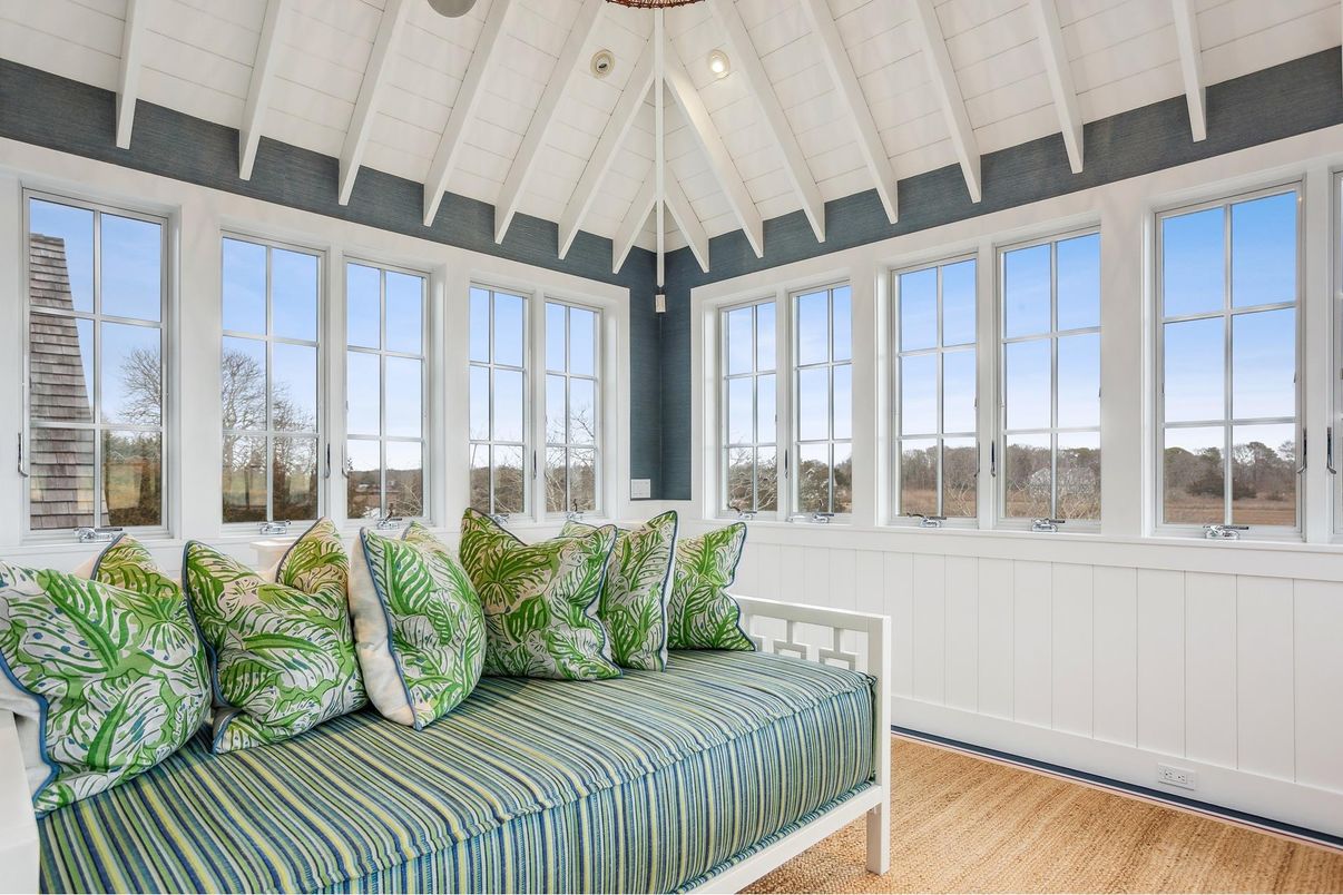 Interior, Sun Room, Wood Texture Flooring
