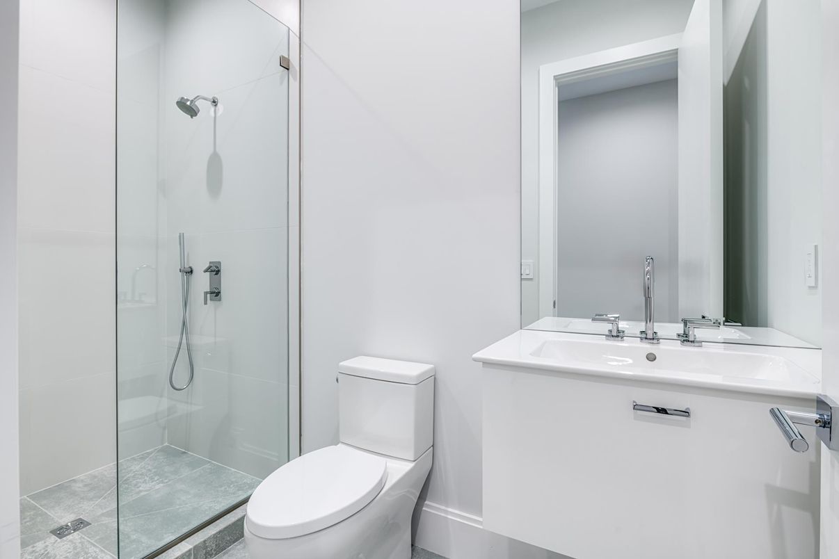 Bathroom, Glass Shower, Interior