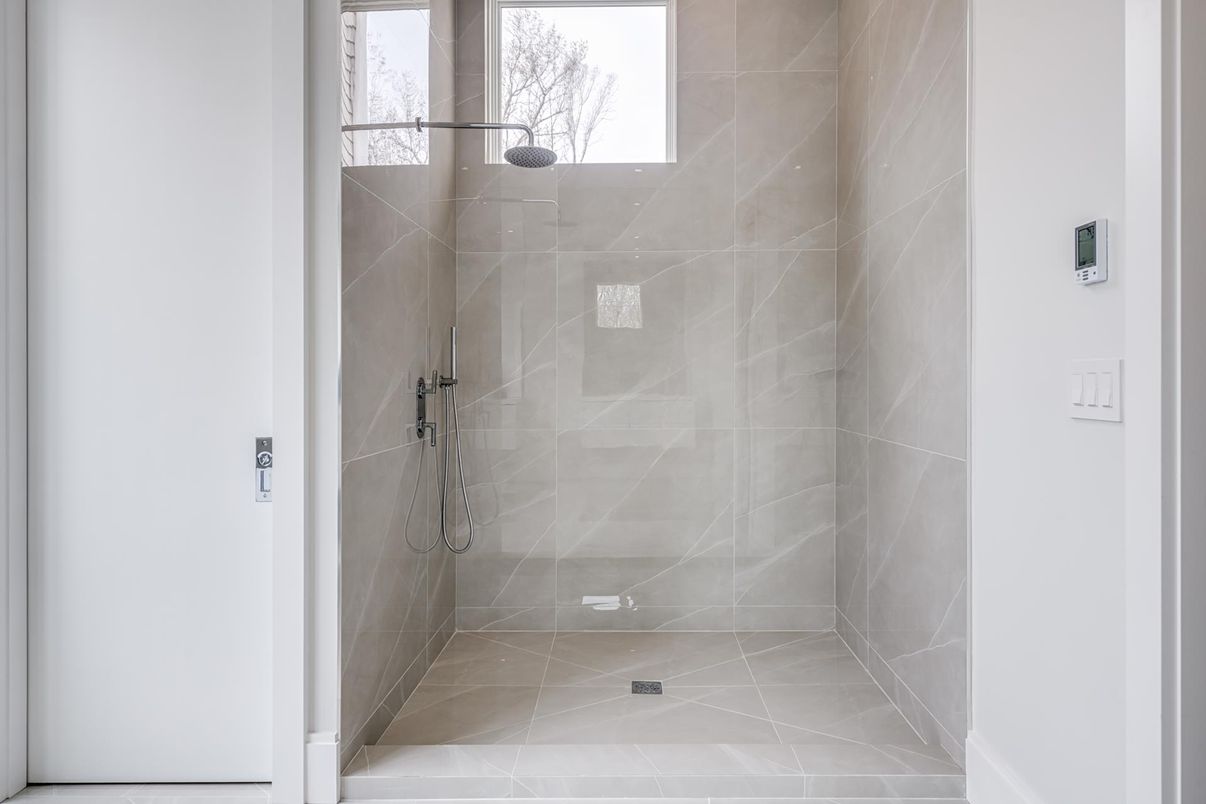Bathroom, Glass Shower, Interior