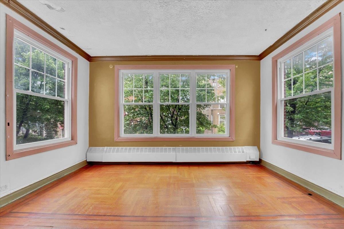 Empty room, Interior, Wood Texture Flooring