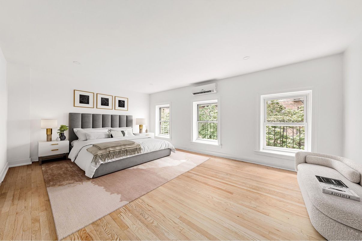 Bedroom, Interior, Wood Texture Flooring
