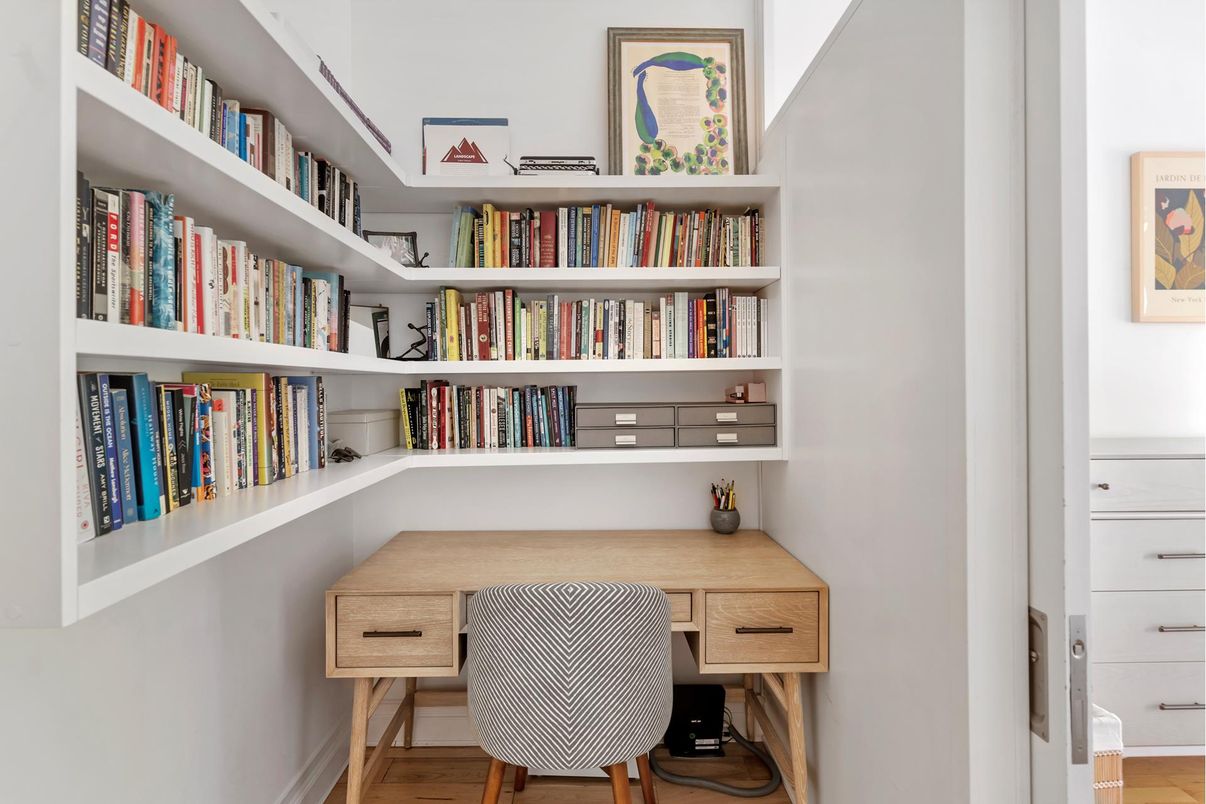 Home Office, Interior, Wood Texture Flooring