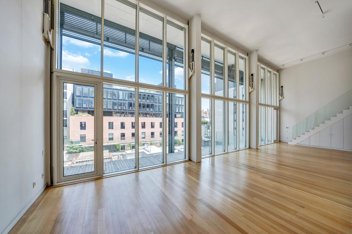 Empty room, Interior, Sun Room, Wood Texture Flooring