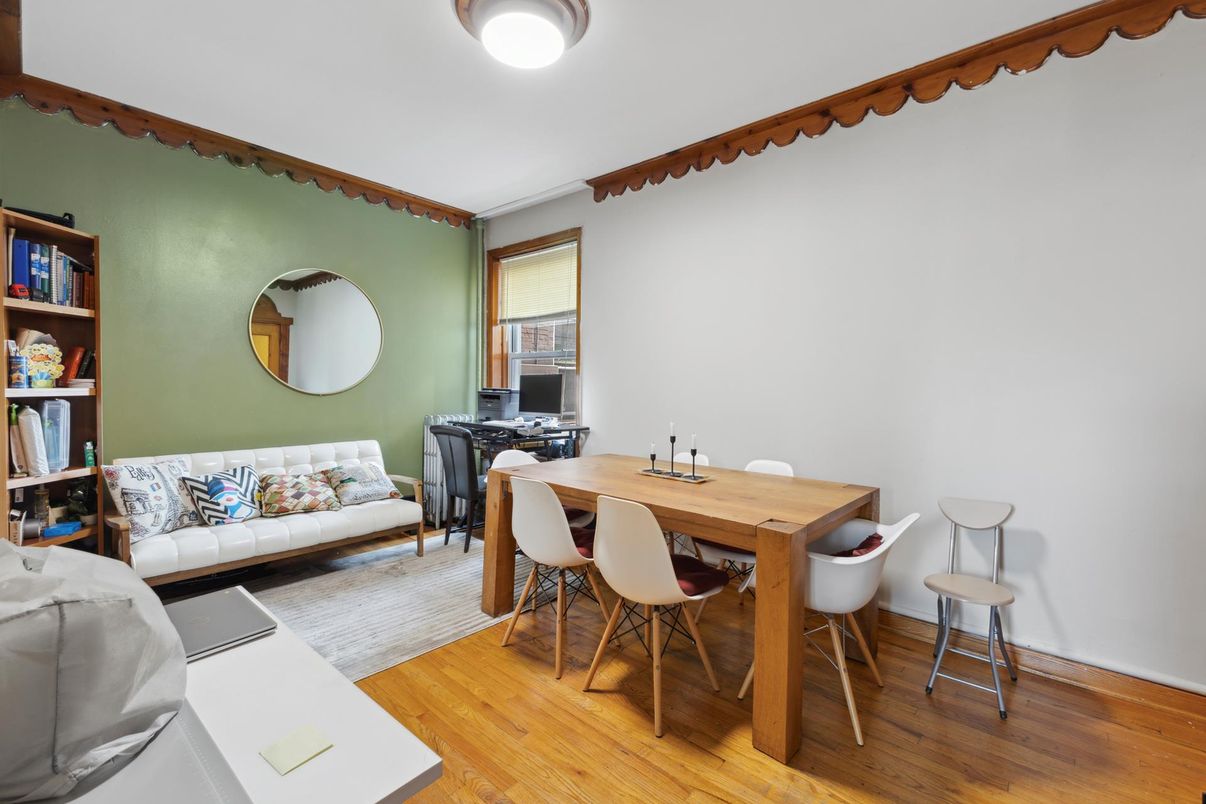 Dining room, Interior, Wood Texture Flooring