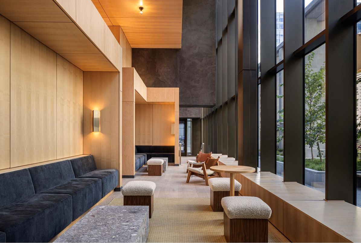 Interior, Living room, Wooden Walls