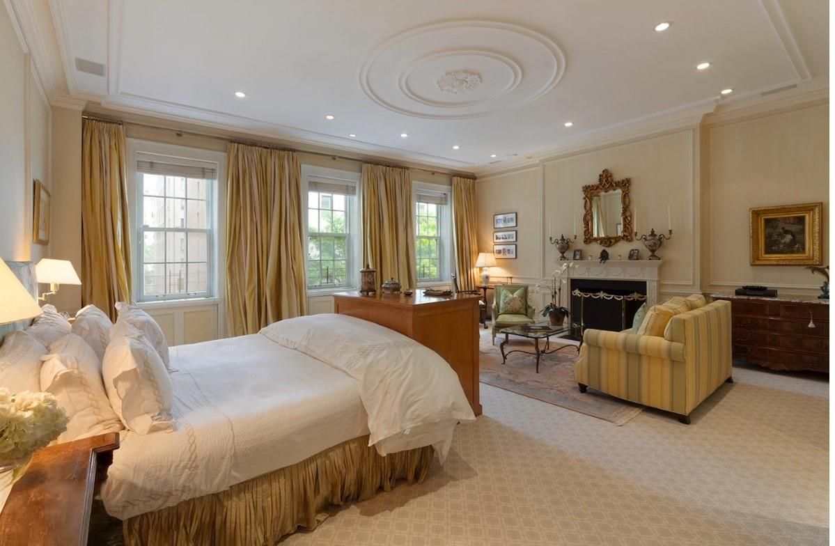 Bedroom, Fireplace, Interior, Recessed Lighting