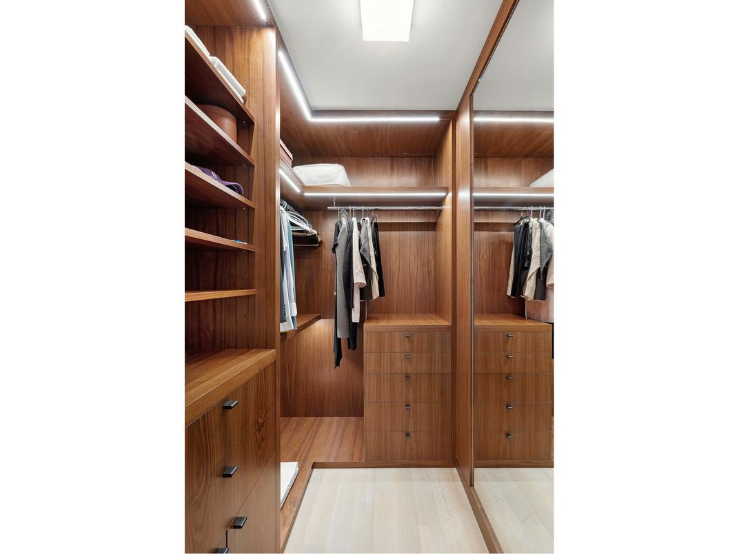 Interior, Walk-in Closets, Wood Texture Flooring