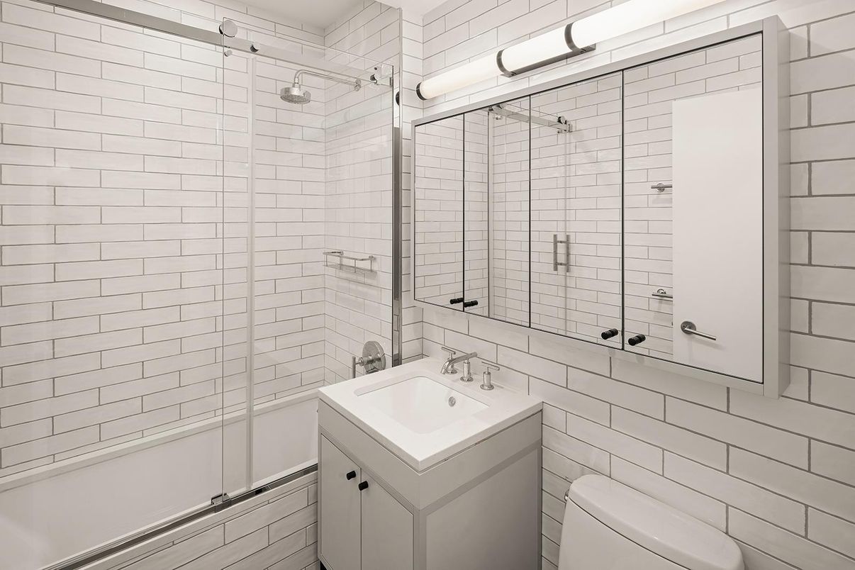 Bathroom, Glass Shower, Interior