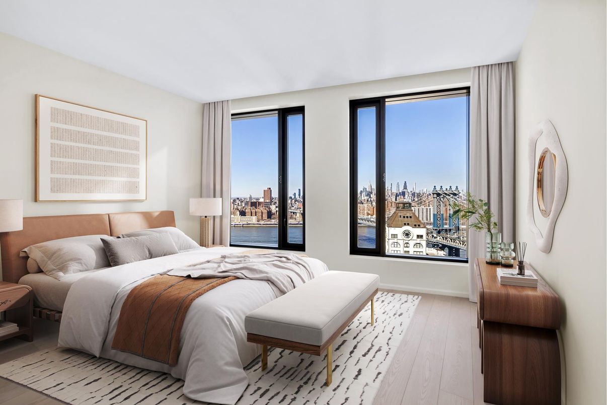 Bedroom, Interior, Water, Wood Texture Flooring