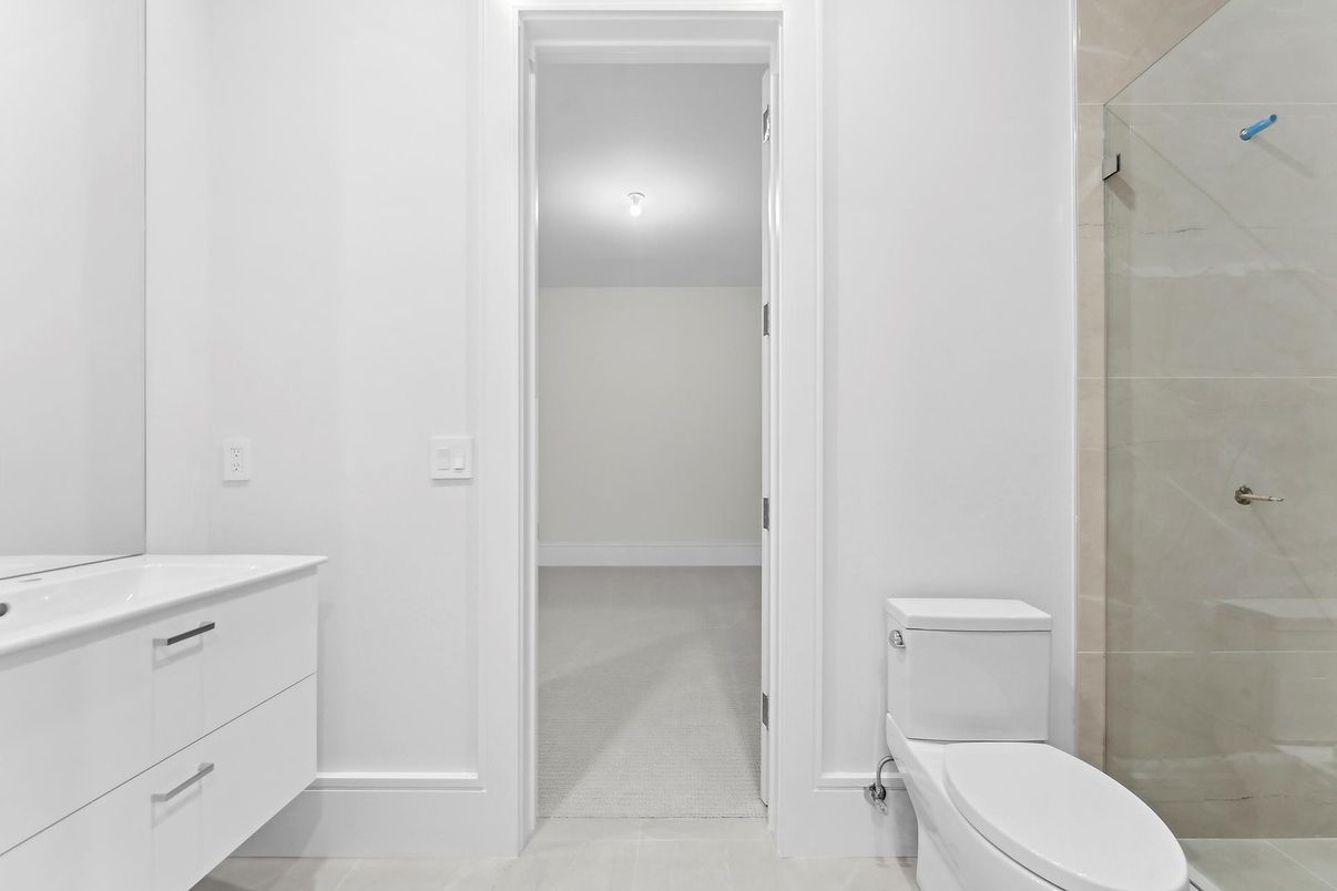 Bathroom, Glass Shower, Interior