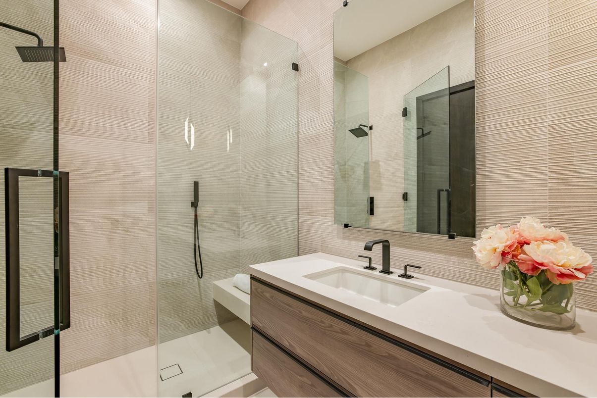 Bathroom, Glass Shower, Interior