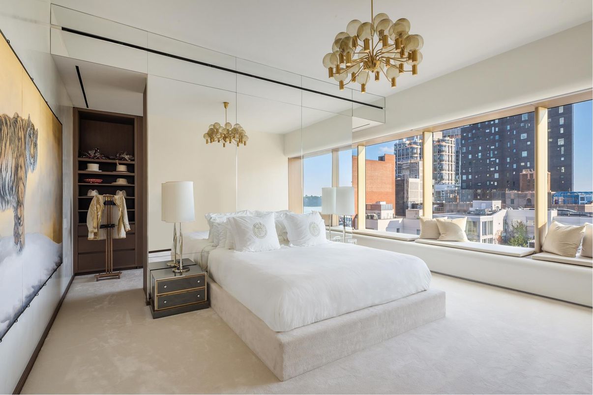 Bedroom, Interior, Pendant Lights