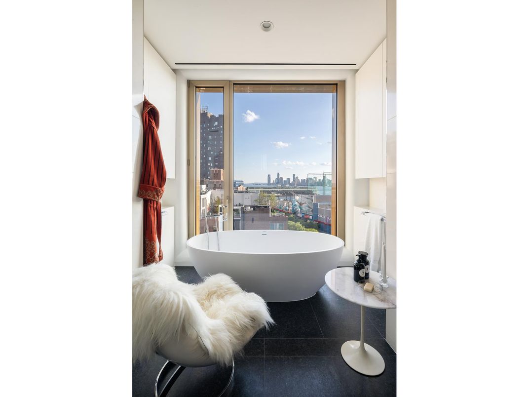 Bathroom, Free Standing Baths, Interior, Recessed Lighting