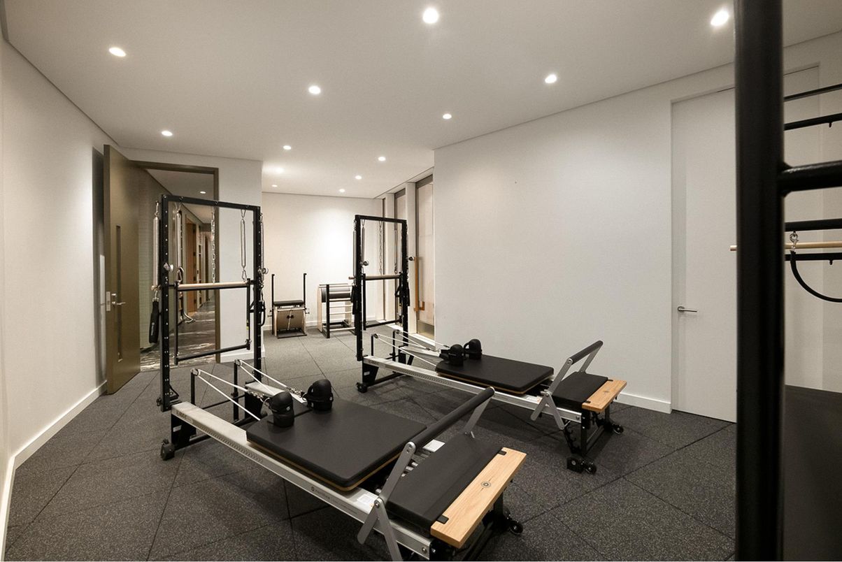 Fitness Equipment, Interior, Recessed Lighting