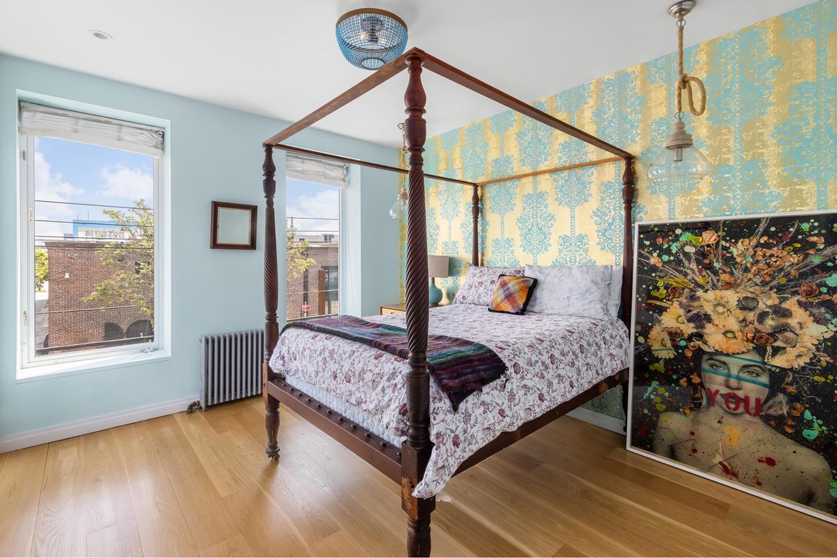 Bedroom, Interior, Wood Texture Flooring