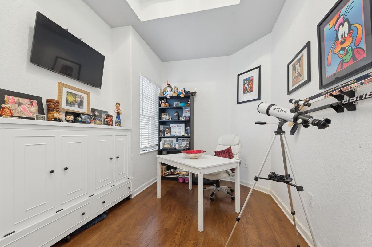 Home Office, Interior, Wood Texture Flooring