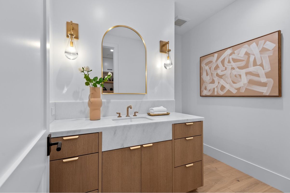 Bathroom, Interior, Wood Texture Flooring
