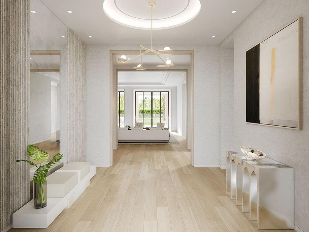 Interior, Pendant Lights, Recessed Lighting, Wood Texture Flooring