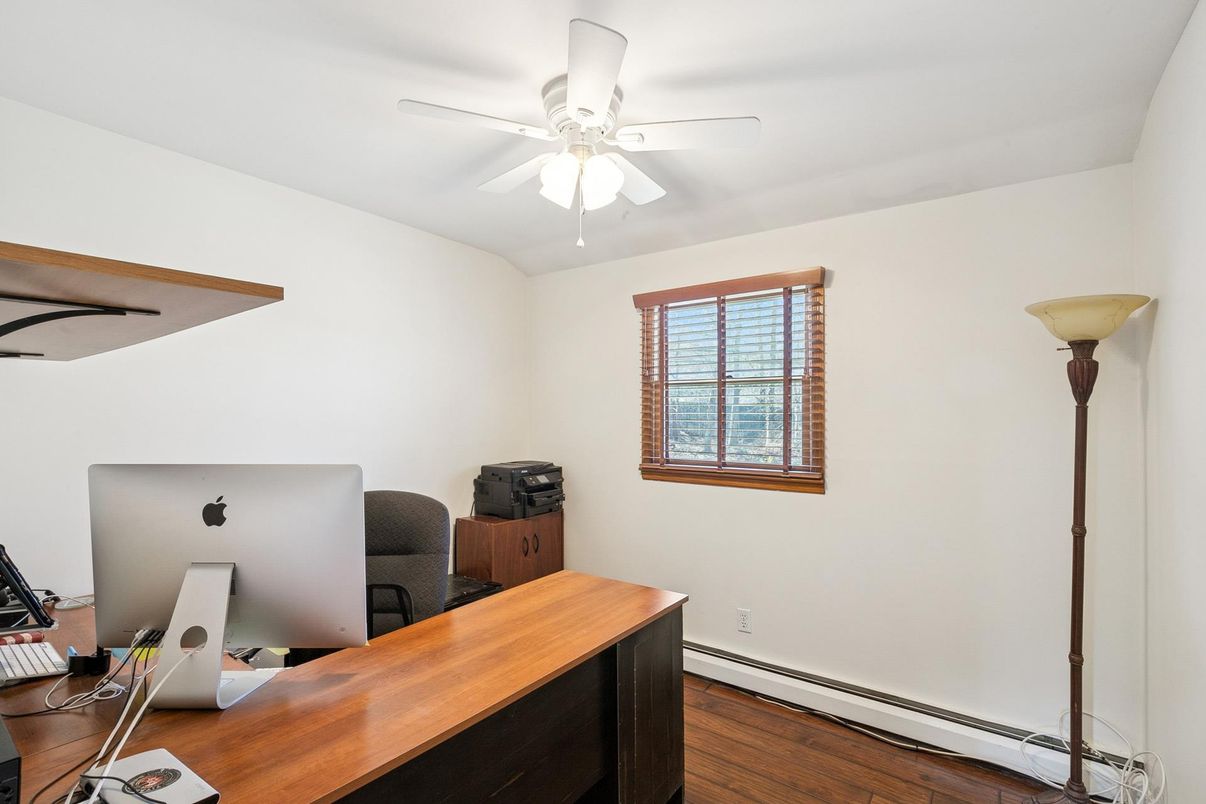 Home Office, Interior, Wood Texture Flooring