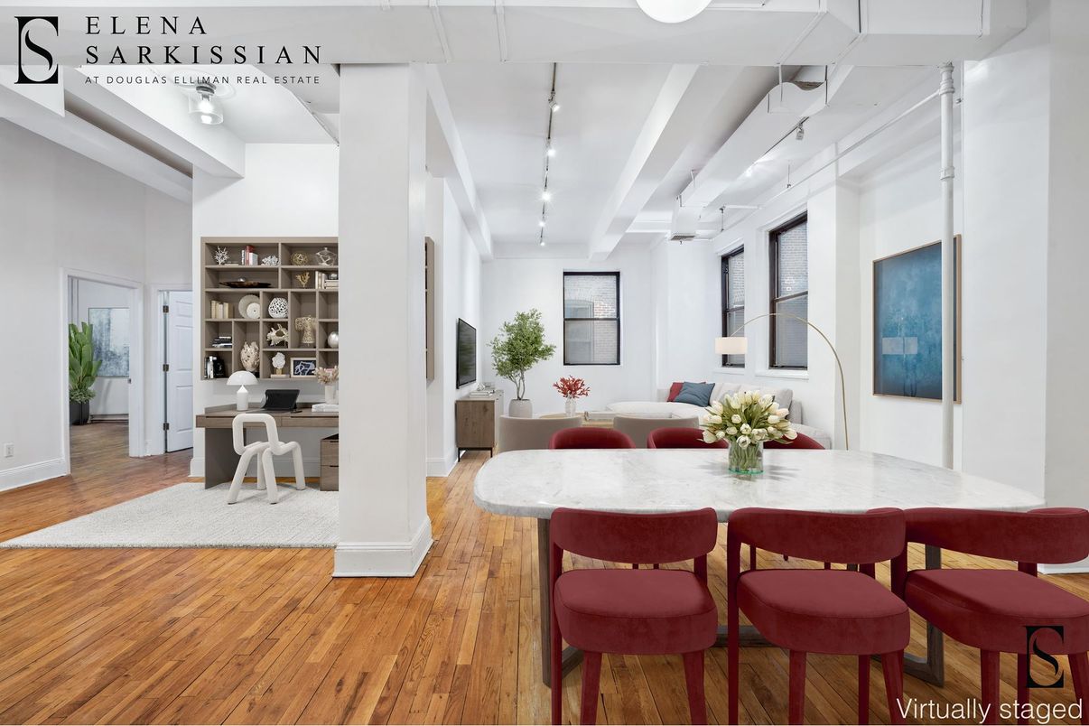 Dining room, Interior, Wood Texture Flooring