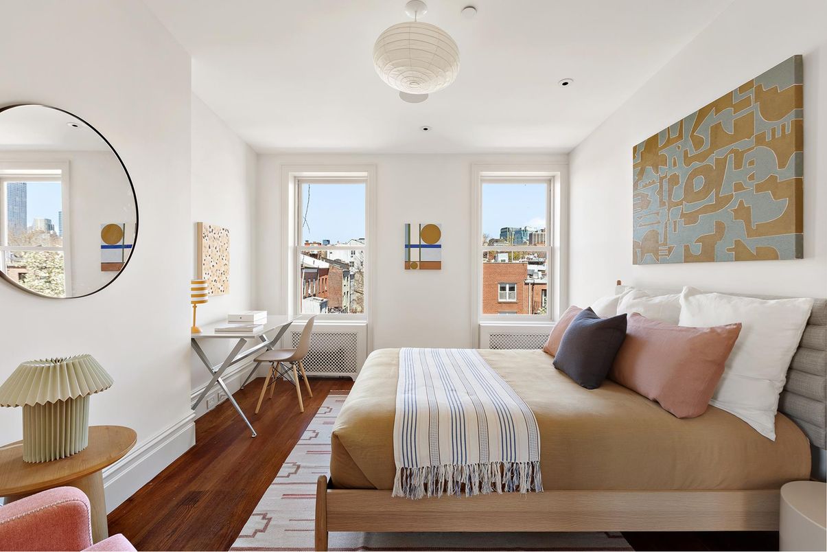 Bedroom, Interior, Wood Texture Flooring