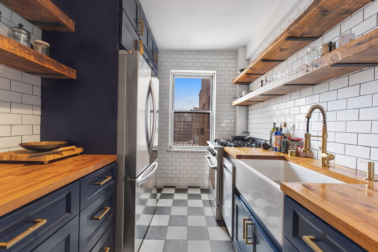 Interior, Kitchen, Stone Walls