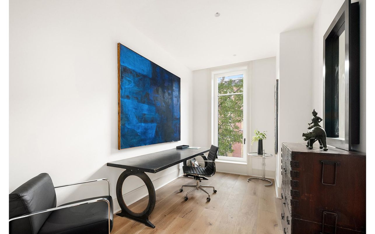 Home Office, Interior, Wood Texture Flooring