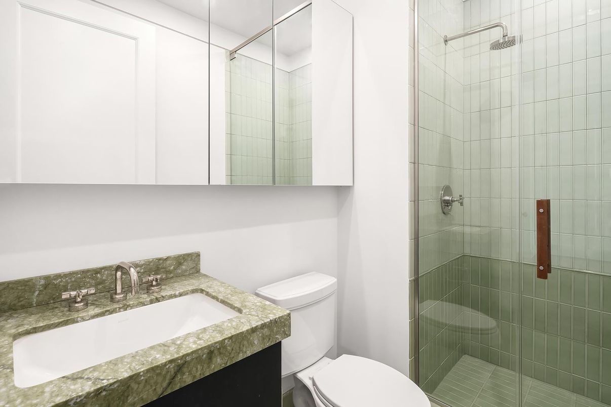 Bathroom, Glass Shower, Interior