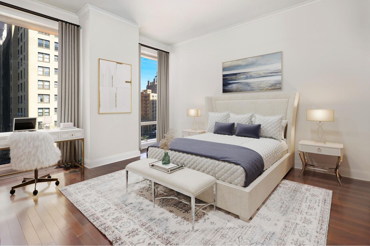 Bedroom, Home Office, Interior, Wood Texture Flooring