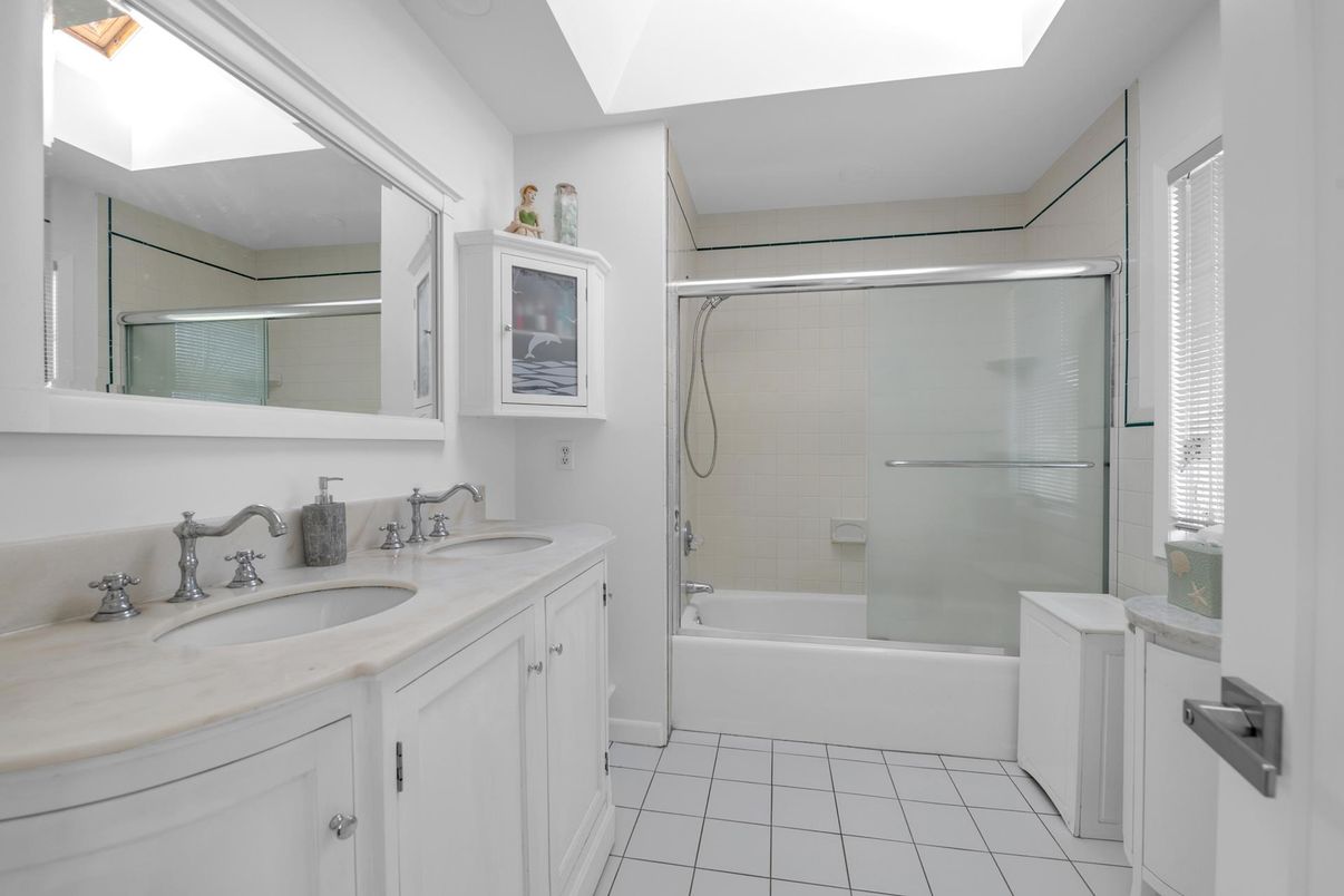 Bathroom, Dual Sink Vanities, Glass Shower, Interior